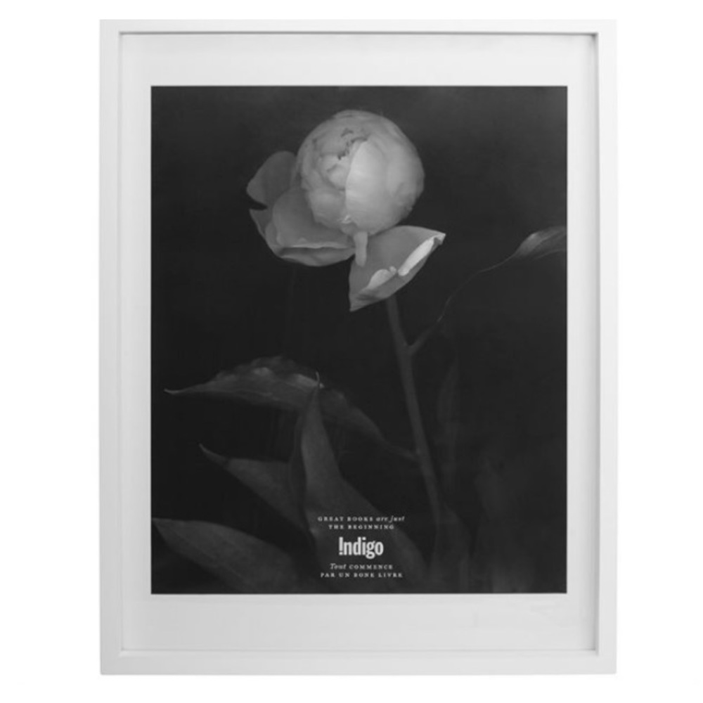 FLAWED large white gallery frame no glass or mat